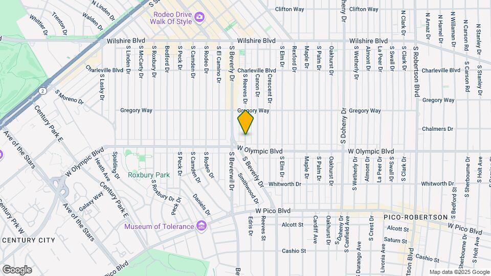 354 S Reeves Dr Map and Location Details