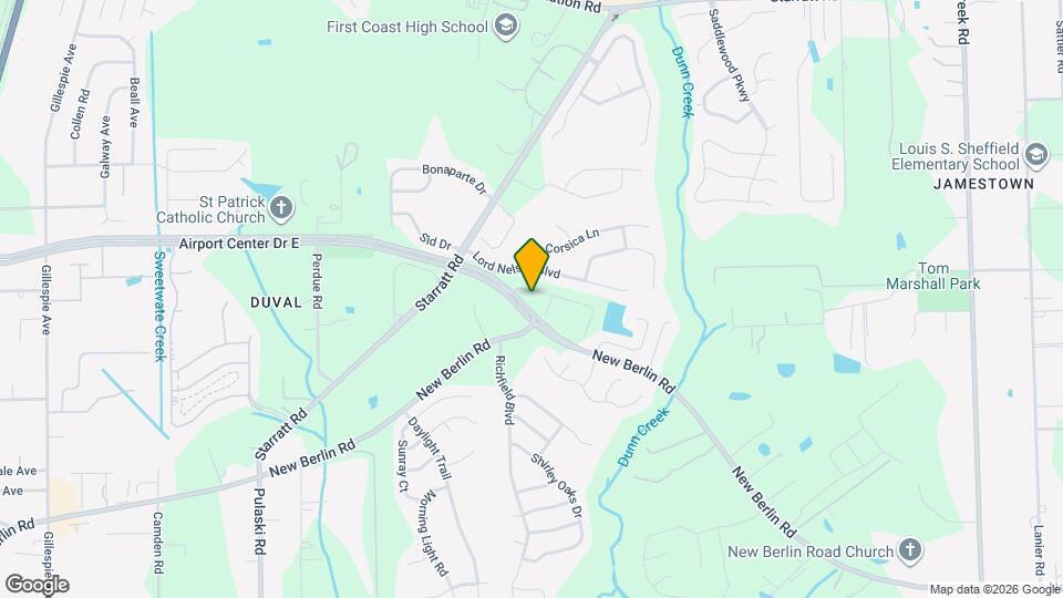 836 Observatory Pkwy Map and Location Details