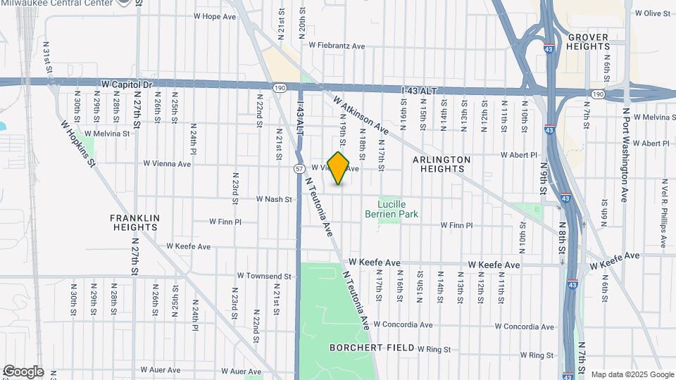 1902 W Nash St Map and Location Details