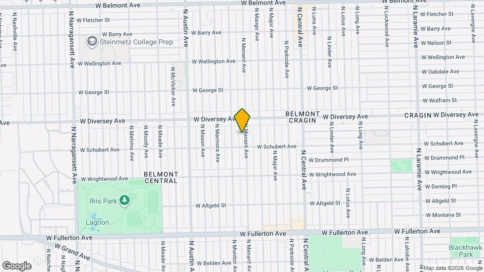 2720 N Menard Ave Map and Location Details