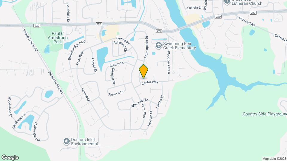 2158 Center Way Map and Location Details