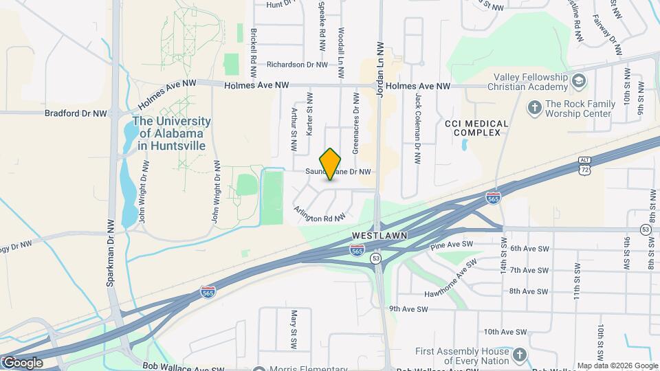 4202 Cloverdale Dr NW Map and Location Details