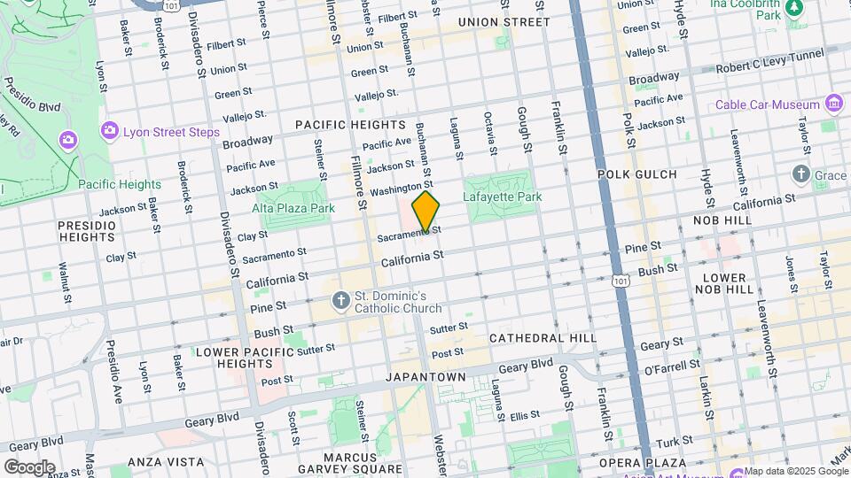 2315 Sacramento St Mapa y Detalles de la Ubicación