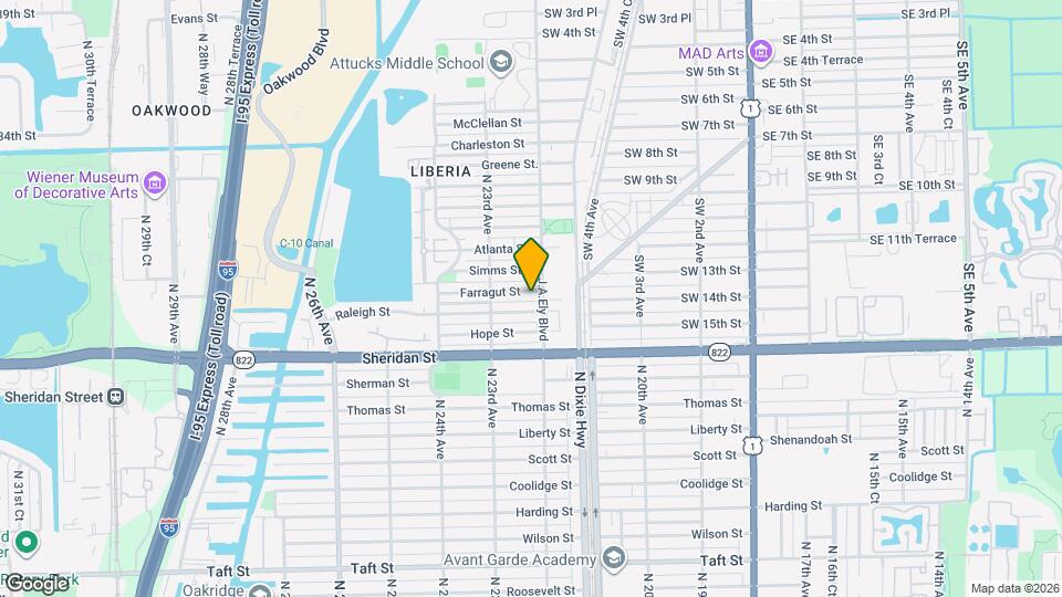 2210 Farragut St Map and Location Details