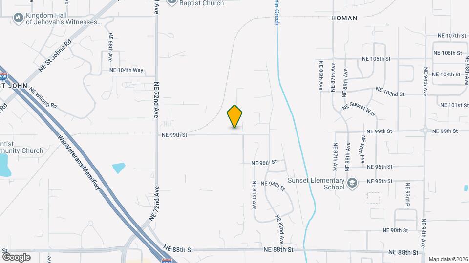 7805 NE 100th Cir Map and Location Details