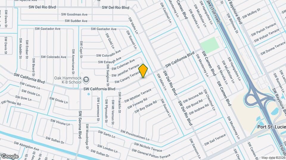 974 SW California Blvd Map and Location Details