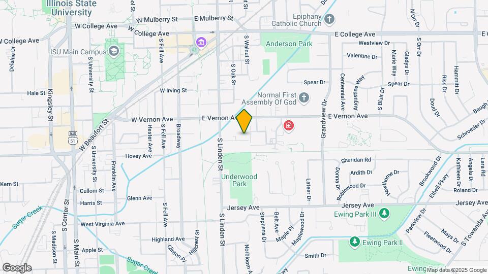 212 Lindell Dr Map and Location Details