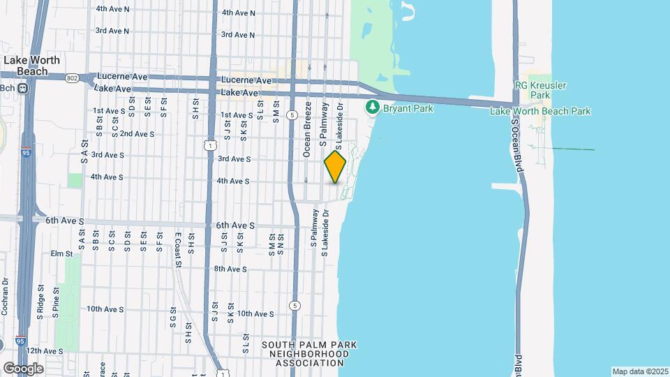 407 S Lakeside Dr Map and Location Details