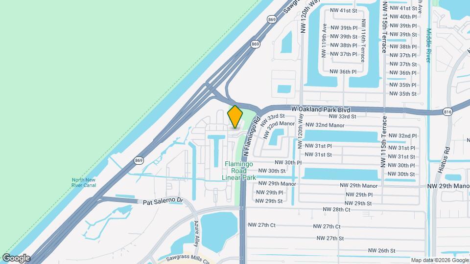 12430 NW 32nd Manor Map and Location Details