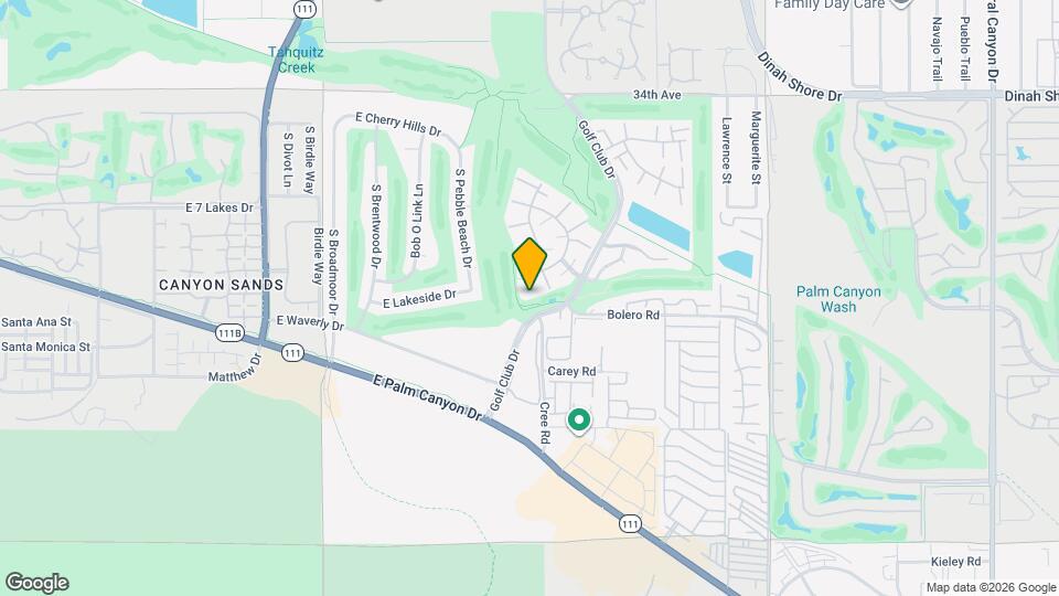 5547 Los Coyotes Dr Map and Location Details