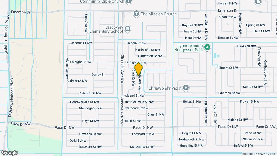 1054 Fairplay Ave NW Map and Location Details