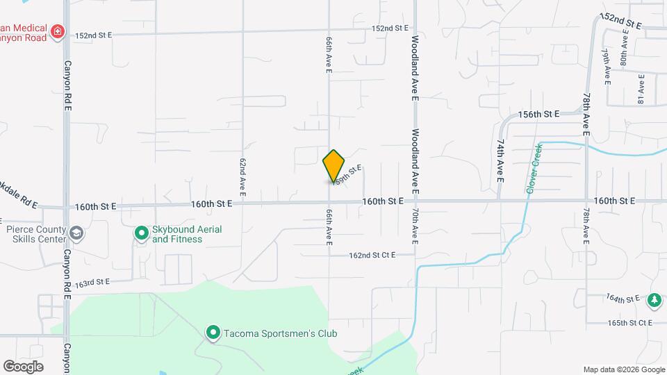 6602 159th St E Mapa y Detalles de la Ubicación