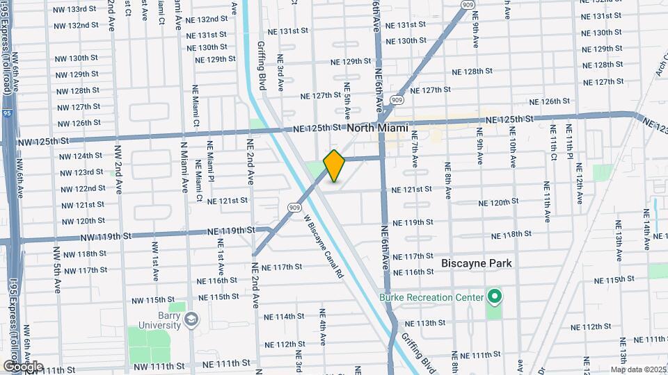 445 NE 121st St Map and Location Details