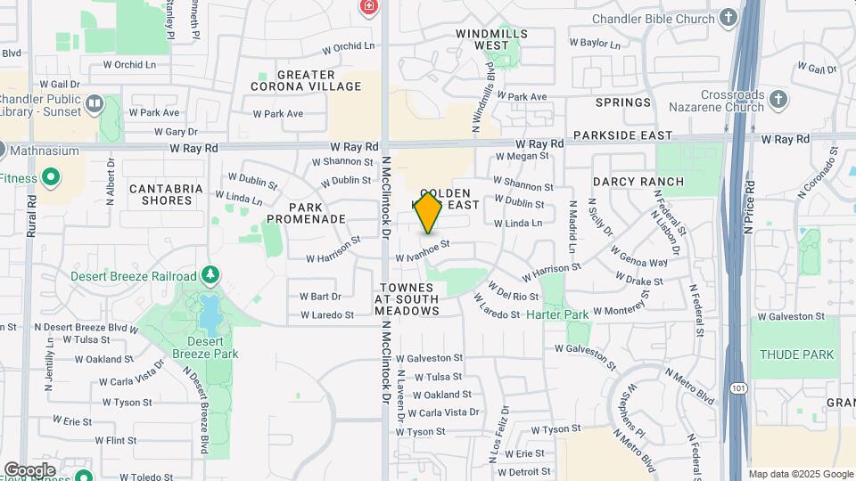 739 N Valencia Pl Mapa y Detalles de la Ubicación