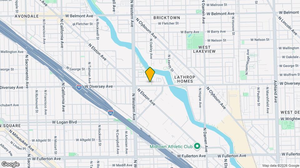 2806 N Oakley Ave, Unit 401 Map and Location Details