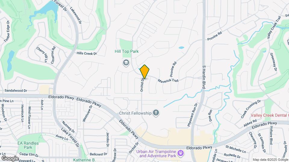 2305 Orchid Dr Map and Location Details
