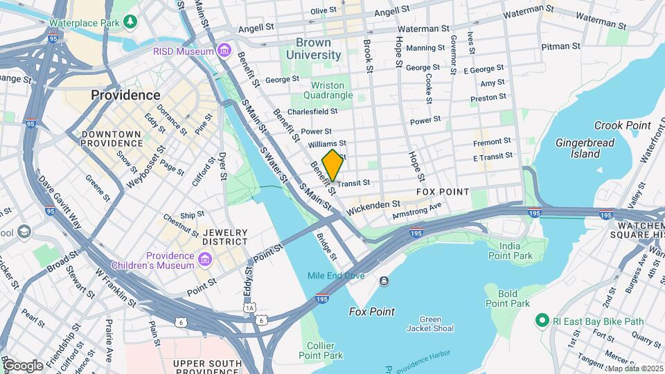 405 Benefit St, Unit 2 Map and Location Details