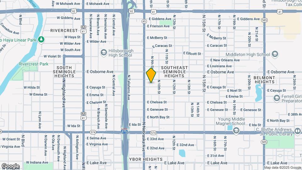 908 E Cayuga St Map and Location Details