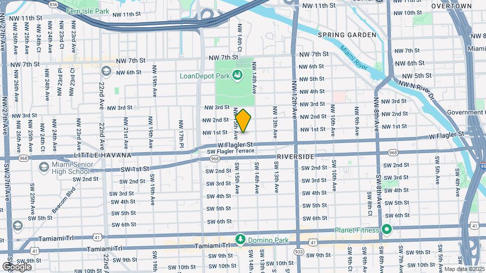 1450 NW 1st St Mapa y Detalles de la Ubicación