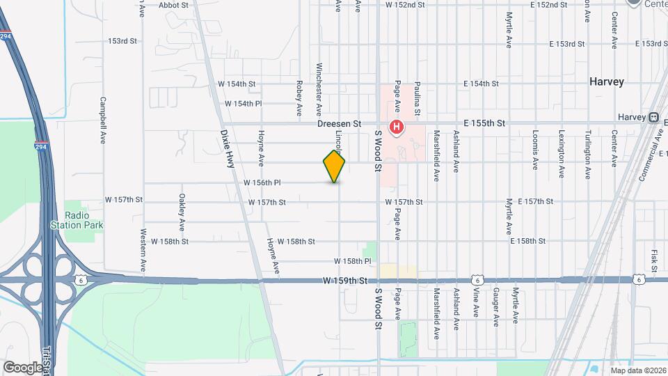 15634 Lincoln Ave Map and Location Details