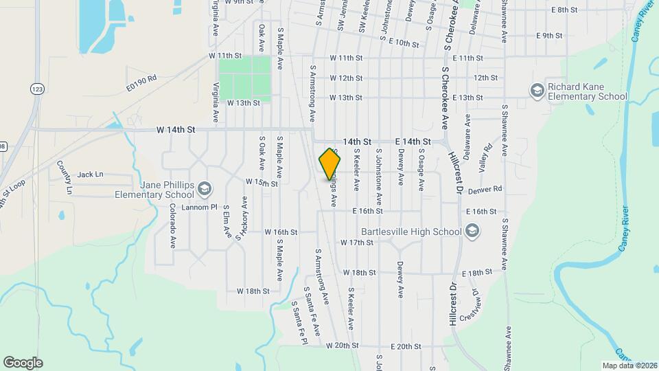 1517 SW Jennings Ave Map and Location Details