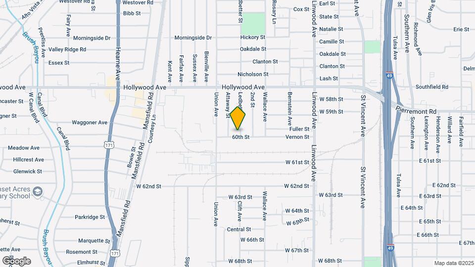 5960 Ledbetter St Map and Location Details