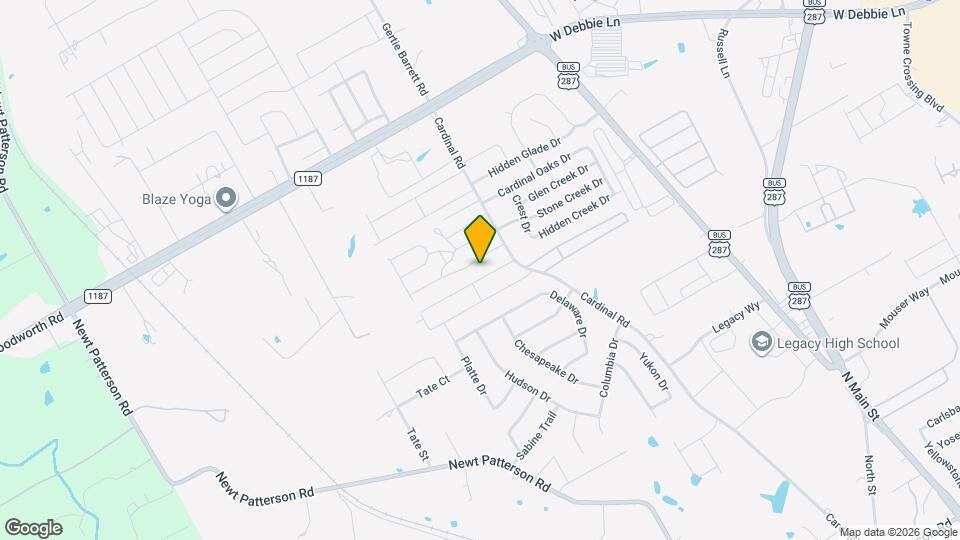 1212 Maple Terrace Dr Map and Location Details