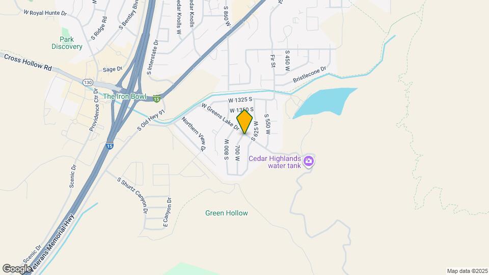 1457 W 1625 S Map and Location Details