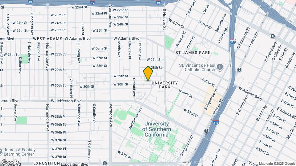 1091 W 30th St Map and Location Details