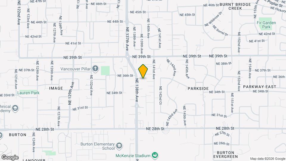 13817 NE 35th Cir Map and Location Details