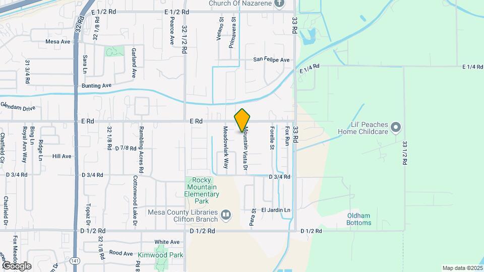 491 Mountain Vista Dr Map and Location Details