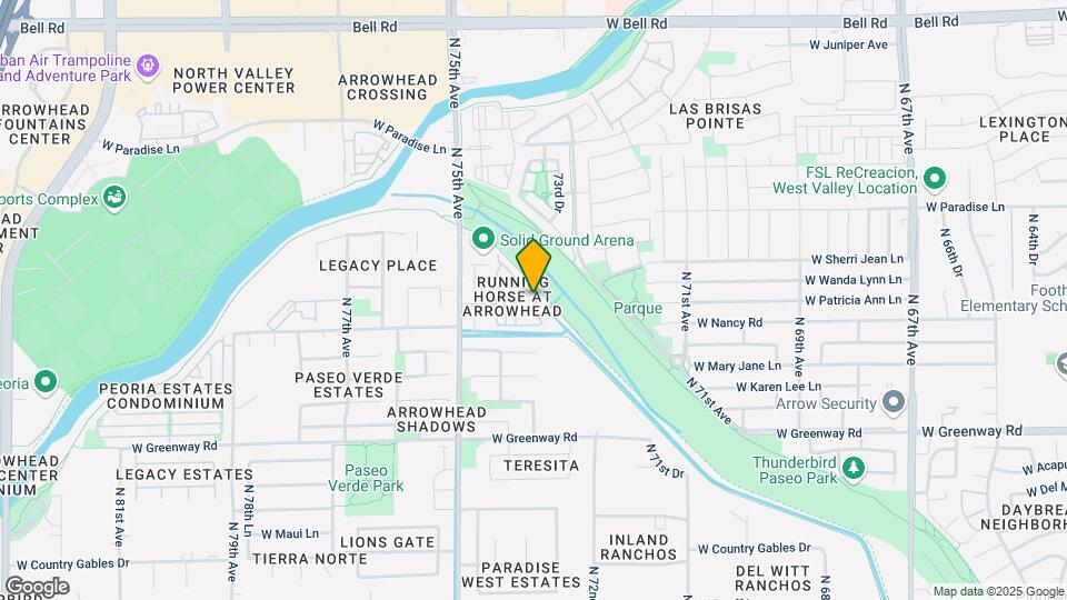 15842 N 73rd Ln Map and Location Details