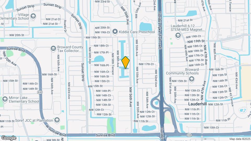 1663 NW 56th Ter Map and Location Details