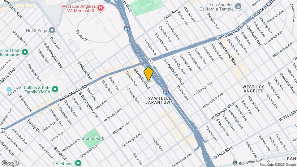 1730 Sawtelle Blvd, Unit 104 Mapa y Detalles de la Ubicación