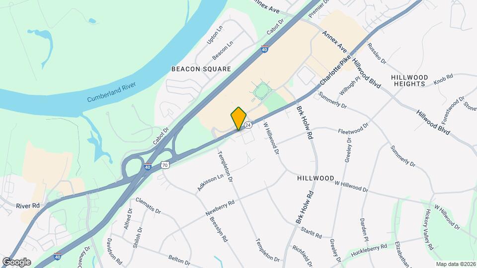 6817 Charlotte Pike Map and Location Details