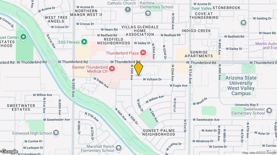 5428 W Voltaire Dr Map and Location Details