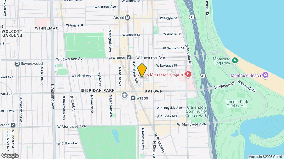 4640 N Kenmore Ave Map and Location Details