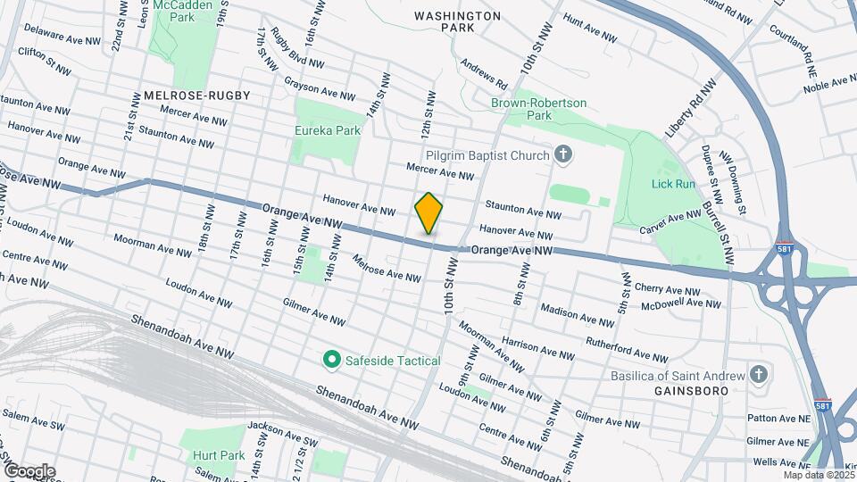 1101 Orange Ave NW Map and Location Details