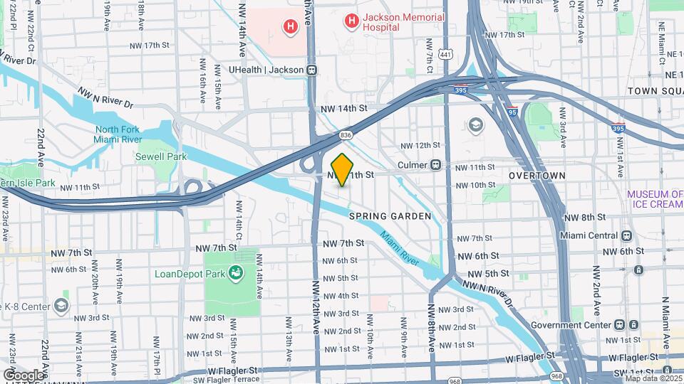 1009 NW 11th Ct Map and Location Details