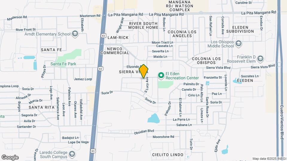 4707 Los Laureles Ln Map and Location Details
