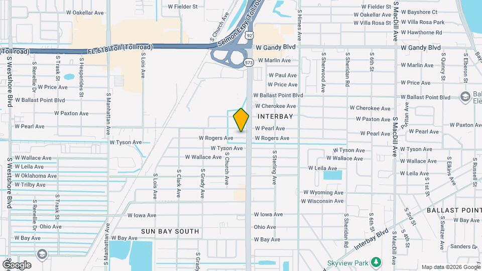 3805 W Rogers Ave Map and Location Details