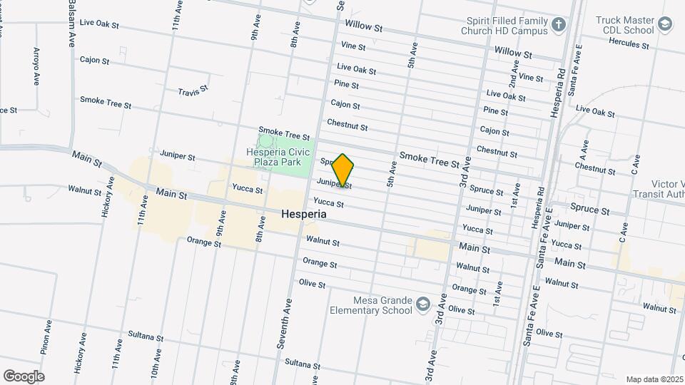 16015 Juniper St Mapa y Detalles de la Ubicación