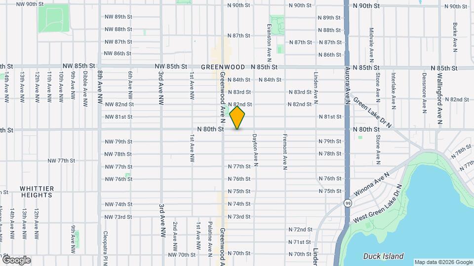 325 N 80th St Map and Location Details