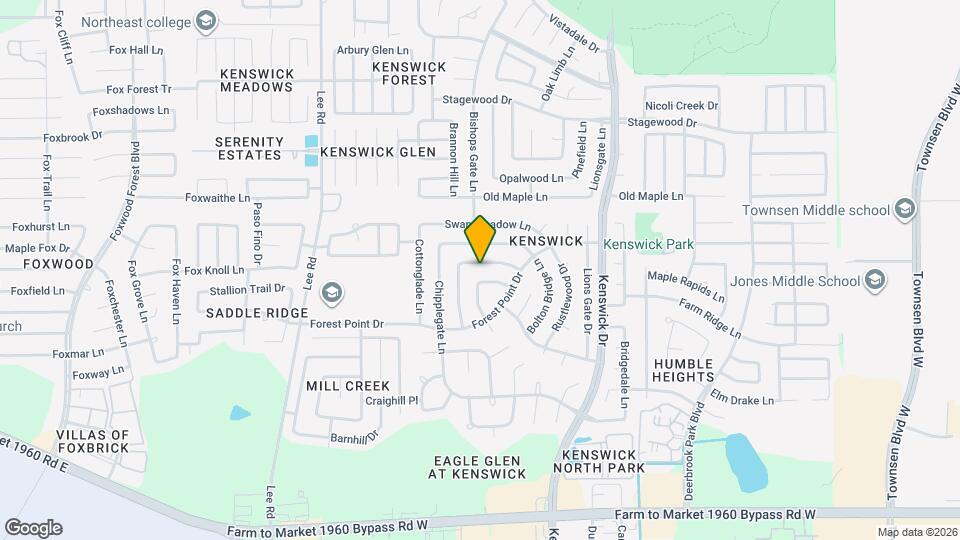 8222 Buckeye Glen Ln Mapa y Detalles de la Ubicación