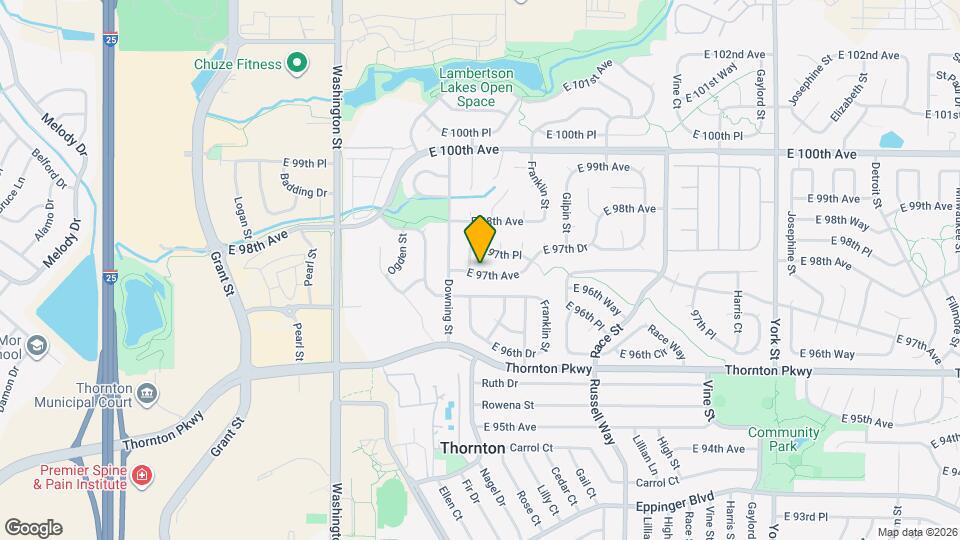 1293 E 97th Ave Map and Location Details