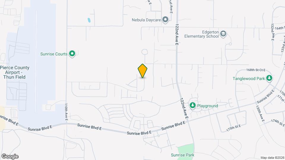 16902 118th Avenue Ct E Map and Location Details