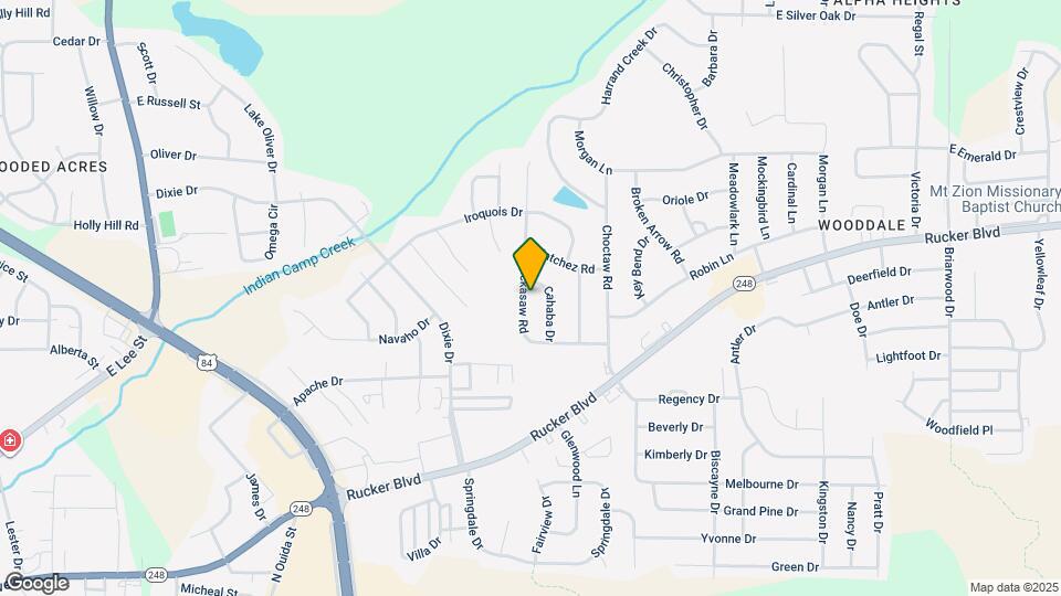 308 Chickasaw Rd Mapa y Detalles de la Ubicación
