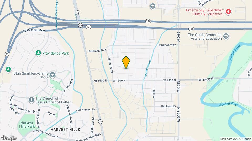 4125 W 1650 N Map and Location Details