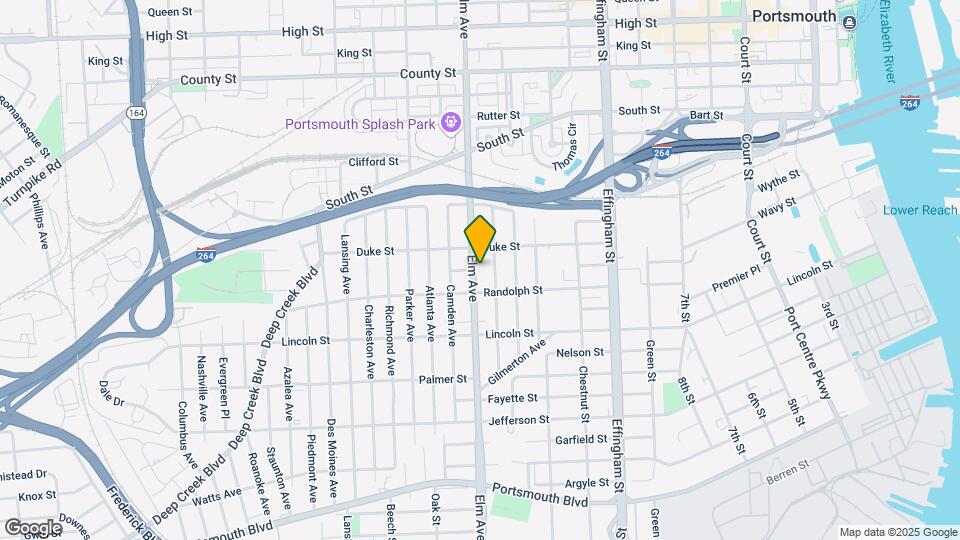 1601 Elm Ave Map and Location Details