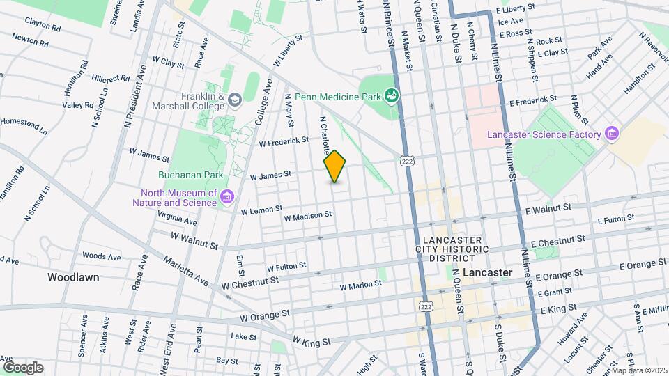 417 N Charlotte St Map and Location Details